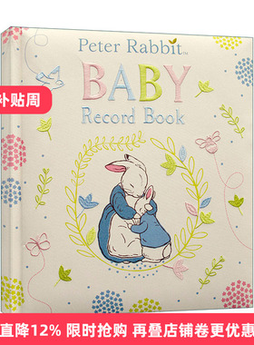 Peter Rabbit Baby Record Book 彼得兔 宝宝成长记录小书 精装进口原版英文书籍