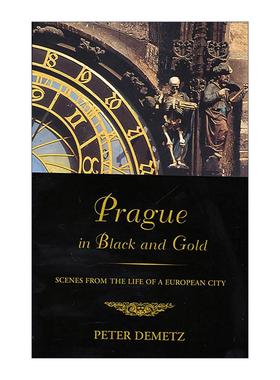 英文原版 Prague in Black and Gold 布拉格 黑色与金色之城 英文版 进口英语原版书籍