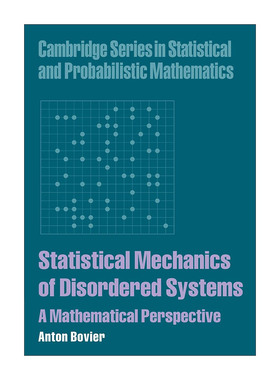 英文原版 Statistical Mechanics of Disordered Systems 无序系统的统计力学 剑桥统计与概率数学系列 英文版 进口英语原版书籍