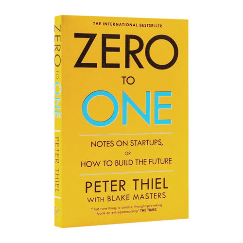 英文原版 Zero to One 从零到一 英文版 进口英语原版书籍