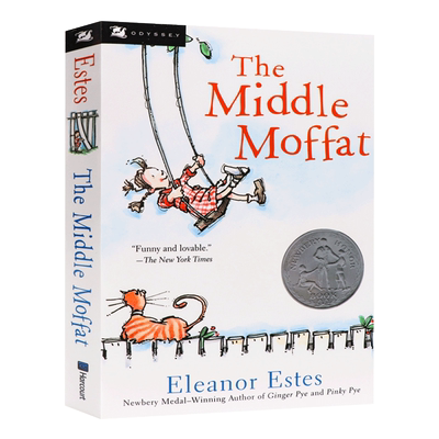 摩法多一家 鬼灵精阿珍 The Middle Moffat 英文原版 纽伯瑞银奖 Eleanor Estes 儿童文学小说 英文版进口原版英语书籍