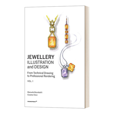 英文原版 Jewellery Illustration and Design 珠宝插图和设计 实现专业成果的技巧 英文版 进口英语原版书籍