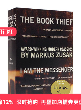 英文原版 The Book Thief I Am the Messenger Paperback Boxed Set 偷书贼 传信人 两册盒装套装 Markus Zusak 进口英语原版书籍