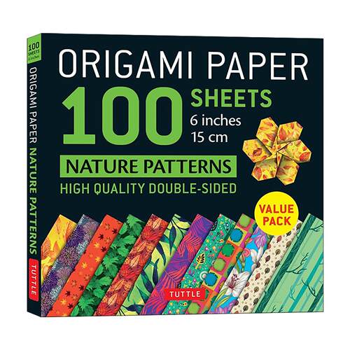 英文原版 Origami Paper 100 sheets Nature Patterns 6
