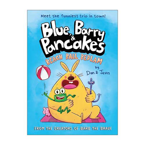英文原版 Blue Barry & Pancakes 蚯蚓青蛙和兔子1 爆笑儿童桥梁漫画 友谊主题 低龄漫画 英文版 进口英语原版书籍