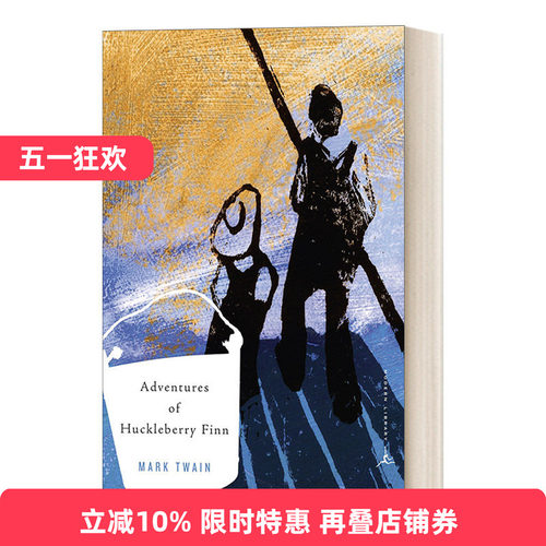 英文原版 The Adventures of Huckleberry Finn 哈克贝里 芬历险记 兰登书屋现代图书馆经典系列 Mark Twain 英文版 进口英语书籍