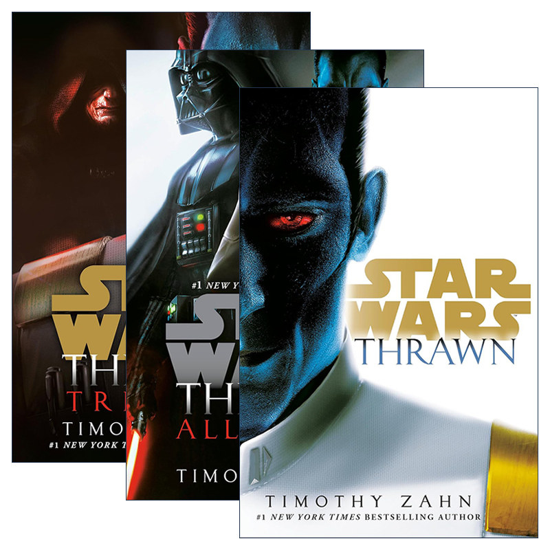 英文原版小说 Star Wars Thrawn 星球大战 新索龙三部曲系列3册 Timothy Zahn 英文版 进口英语原版书籍
