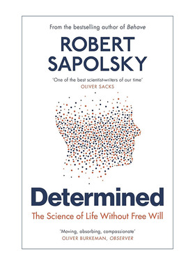 英文原版 Determined 注定 没有自由意志的生命科学 罗伯特·萨波斯基 英文版 进口英语原版书籍