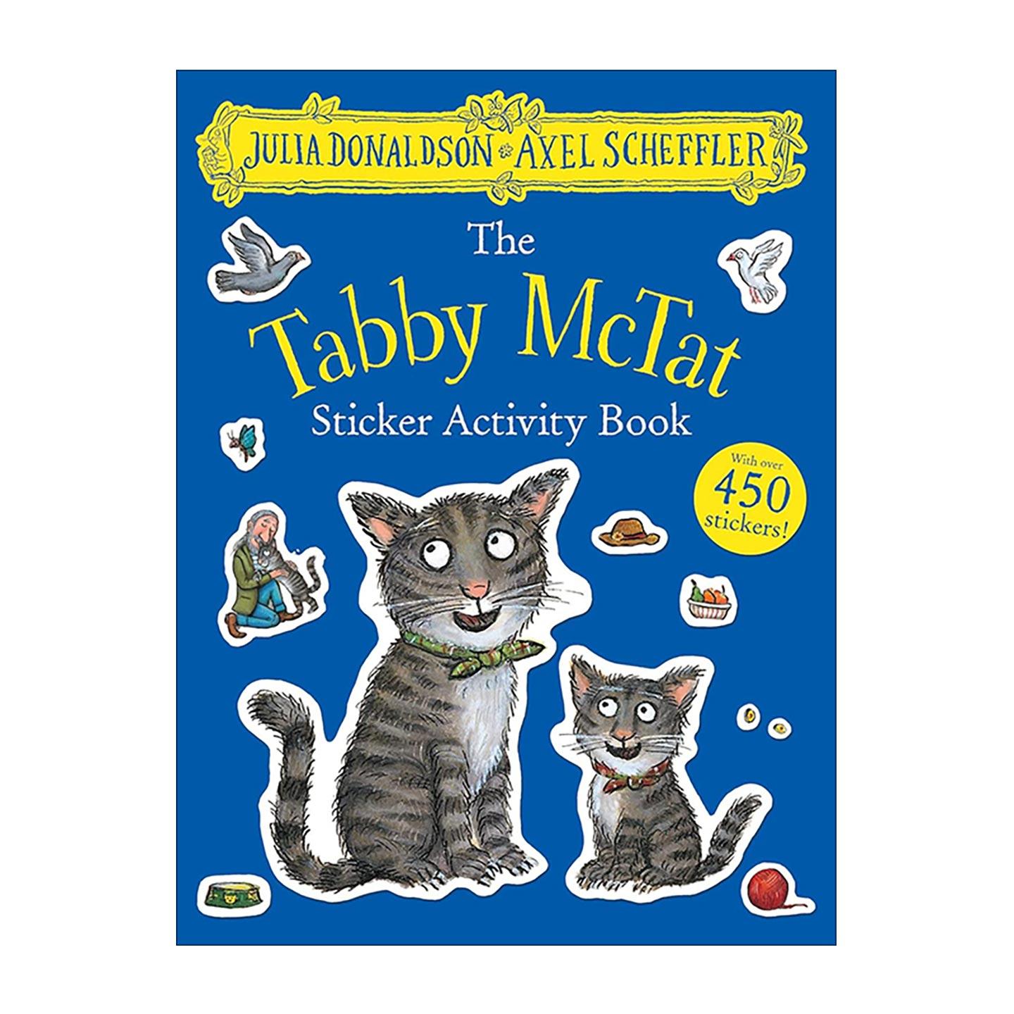 英文原版 The Tabby McTat Sticker Activity Book 虎斑猫塔比贴纸活动书 含超450张贴纸 英文版 进口英语原版书籍 - 实物图