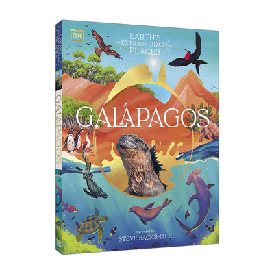 Galapagos 加拉帕戈斯群岛百科知识图鉴 精装进口英文原版书籍