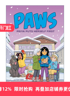 英文原版 PAWS Priya Puts Herself First 爪子系列 普丽娅把自己放在第一位 儿童精装漫画 英文版 进口英语原版书籍