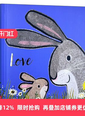 英文原版 Love 爱的表白书 纸板书 Emma Dodd儿童情感绘本 精装 英文版 进口英语原版书籍