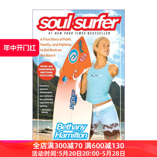 影视原著进口原版 Soul 英文书籍 灵魂冲浪人 人生要有承担失去 贝瑟尼传记 勇气 Surfer