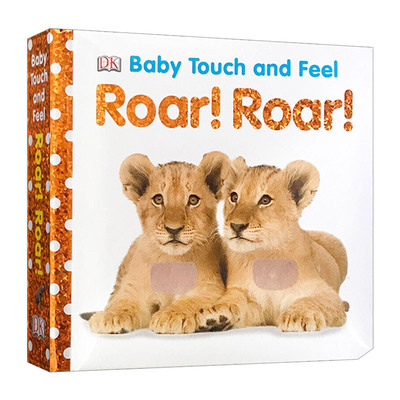 Baby Touch and Feel Roar! Roar! DK宝宝触摸书嗷嗷吼进口原版英文书籍