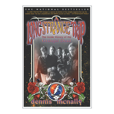 英文原版 A Long Strange Trip 漫长而奇怪的旅程 美国摇滚乐队Grateful Dead传记 Dennis Mcnally 英文版 进口英语原版书籍