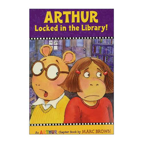 英文原版 Arthur Locked in the Library 亚瑟锁了图书馆 章节书 英文版 进口英语原版书籍