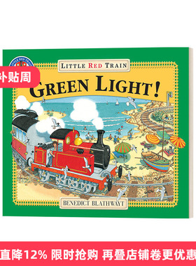 英文原版 The Little Red Train Green Light 红色小火车 绿灯 英文版 进口英语原版书籍