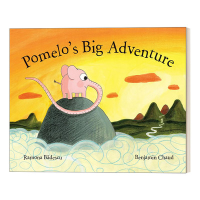 英文原版 Pomelo's Big Adventure 柚子的大冒险 精装儿童绘本 4岁以上 Benjamin Chaud插画 Ramona Badescu 英文版 进口英语原版