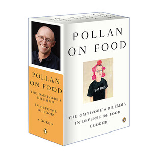 英文原版 Pollan on Food Boxed Set 杂食者的两难 为食物辩护 烹 三册盒装套装 Michael Pollan 英文版 进口英语原版书籍