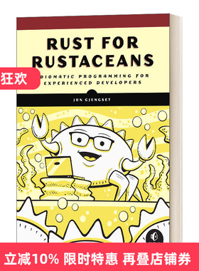 英文原版 Rust for Rustaceans 面向有经验的开发人员的惯用编程 Jon Gjengset 英文版 进口英语原版书籍