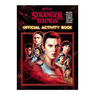 英文原版 Stranger Things Official Activity Book 怪奇物语 活动书 Netflix热播剧 谜题 挑战 英文版 进口英语原版书籍