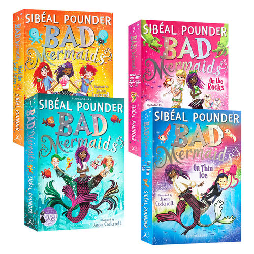 Bad Mermaids 坏美人鱼系列4册进口原版英文书籍