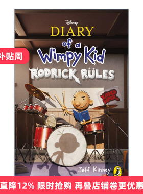 英文原版 Diary of a Wimpy Kid Rodrick Rules Book 2 小屁孩日记2 电影封面版 英文版 进口英语原版书籍