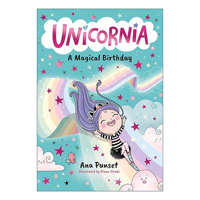 英文原版 Unicornia A Magical Birthday 独角兽尼亚 神奇的生日 儿童奇幻故事小说 英文版 进口英语原版书籍
