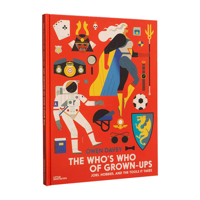 The Who's Who of Grown-Ups 长大的职业 Owen Davey 插画绘本 精装进口原版英文书籍