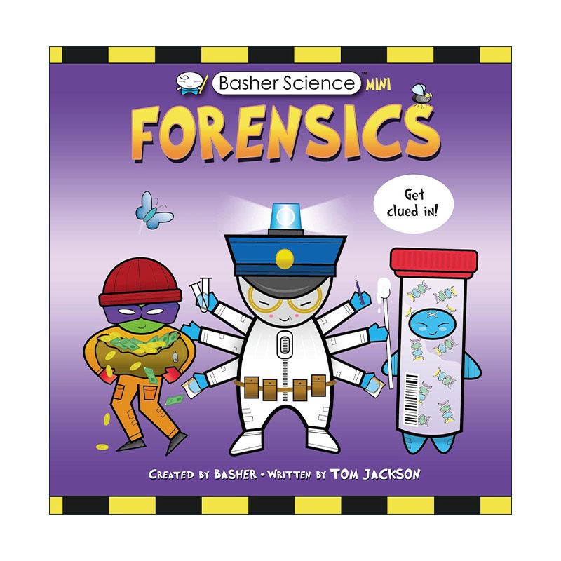 英文原版 Basher Science Mini Forensics 巴舍科学迷你版 法医学 儿童科普百科读物 英文版 进口英语原版书籍