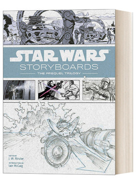 英文原版 Star Wars Storyboards The Prequel Trilogy 星球大战 前传三部曲 电影分镜手稿 精装 英文版 进口英语原版书籍