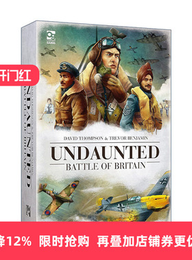 英文原版 Undaunted Battle of Britain 无畏 不列颠战役 双人战争卡牌游戏 英文版 进口英语原版书籍