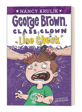 英文原版 Lice Check #12 (George Brown  Class Clown) 乔治布朗系列12 校园搞笑王 儿童章节书桥梁书 插画 英文版 进口英语书籍