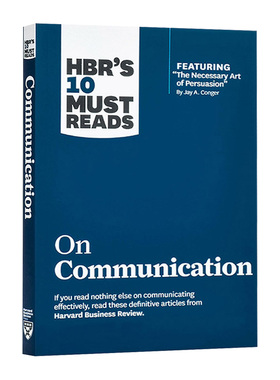HBR's 10 Must Reads on Communication哈佛商业评论管理必读：意在沟通进口原版英文书籍