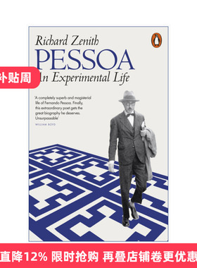 Pessoa 佩索阿 实验人生 普利策传记奖入围 费尔南多·佩索阿传记 理查德•泽尼斯进口原版英文书籍