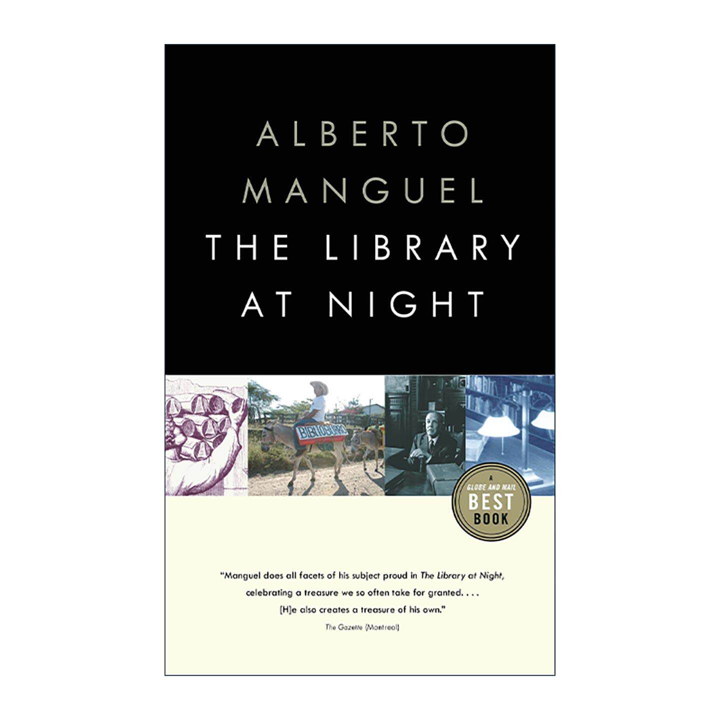 英文原版 The Library at Night 夜晚的书斋 深夜里的图书馆 和博尔赫斯在一起作者阿尔维托·曼古埃尔 英文版 进口英语原版书籍
