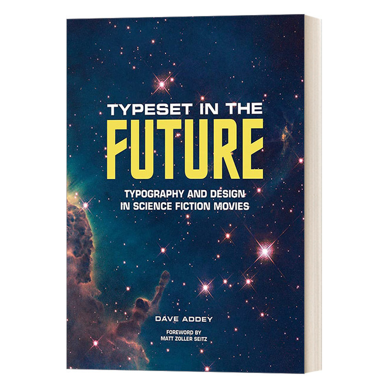 英文原版 Typeset in the Future 未来排版 科幻片里的字体与设计 精装 英文版 进口英语原版书籍
