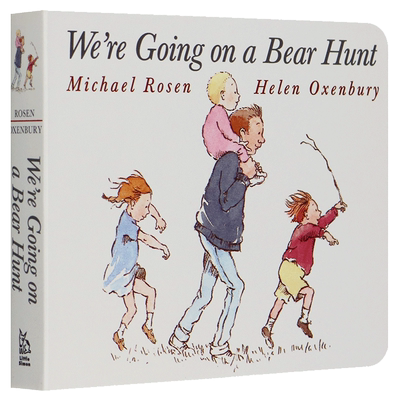 英文原版绘本 We’re are Going on a Bear Hunt 我们一起去猎熊 张湘君廖彩杏韵文有声书单 2-3-6岁儿童英语启蒙纸板书