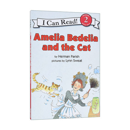 英文原版 Amelia Bedelia and the Cat 阿米莉亚和猫咪 糊涂女佣分级阅读 I Can Read Level 2 英文版 进口英语原版书籍