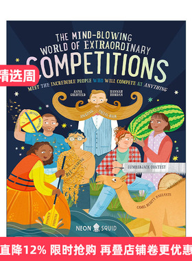 英文原版The Mind-Blowing World of Extraordinary Competitions令人惊叹的非凡竞赛世界 儿童科普百科读物精装 进口英语原版书籍