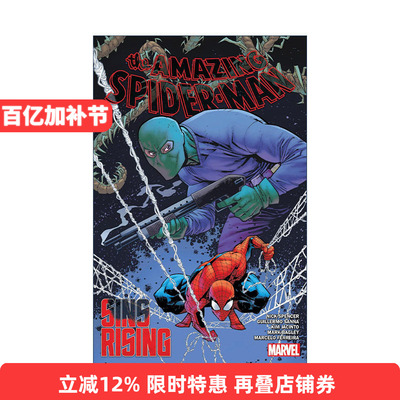 英文原版 Amazing Spider-Man By Nick Spencer Vol.9 Sins Rising 超凡蜘蛛侠 卷九 漫威漫画 英文版 进口英语原版书籍