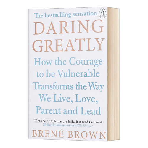 英文原版Daring Greatly   直面脆弱 拥抱不完美的自己进口书籍