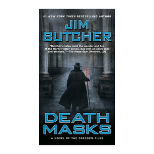 灵异档案 Jim Dresden 英文版 巫师神探系列05 奇幻推理小说 Butcher The Death Masks 死亡面具 英文原版 进口英语书籍 Files