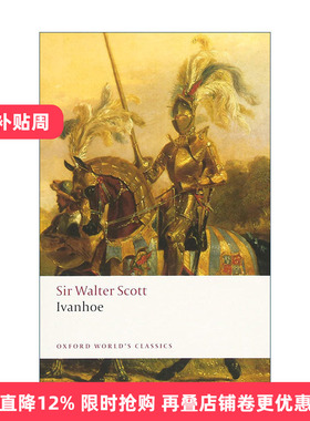 英文原版 Ivanhoe 艾凡赫 劫后英雄传 司格特 牛津世界经典系列 英文版 进口英语原版书籍