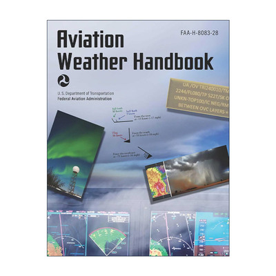 英文原版 Aviation Weather Handbook 2024航空天气手册 美国联邦航空管理局 英文版 进口英语原版书籍