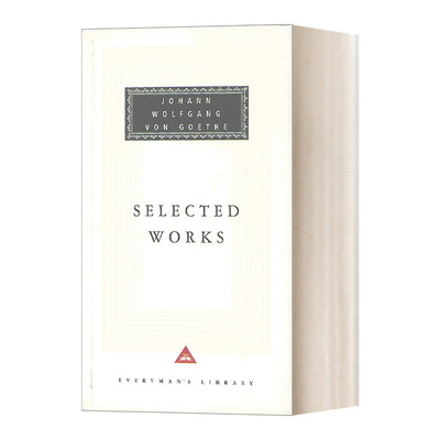 英文原版 Selected Works Sorrows Of Young Werther  Elective Affinities  Italian 歌德作品选集 Everyman精装收藏版 进口书籍