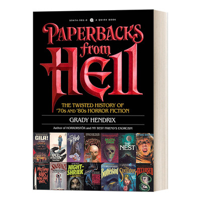 英文原版小说 Paperbacks from Hell 地狱书单 B级惊悚小说大复兴 Grady Hendrix格雷迪·亨德里克斯 英文版 进口英语原版书籍