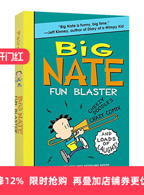 英文原版 Big Nate Fun Blaster Cheezy Doodles Crazy Comix and Loads of Laughs! 大内特活动书2 英文版 进口英语原版书籍