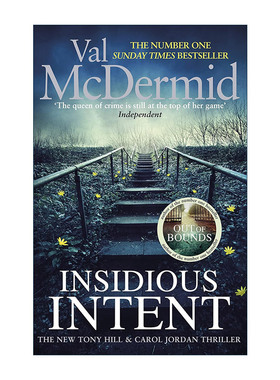 英文原版 Insidious Intent 同名影视小说心理追凶阴险意图 侦探推理悬疑犯罪 Val McDermid 英文版 进口英语原版书籍