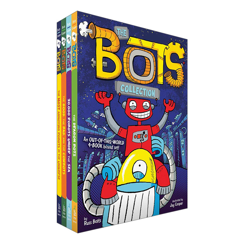 The Bots Collection  机甲星球的机器人1-4册套装进口原版英文书籍